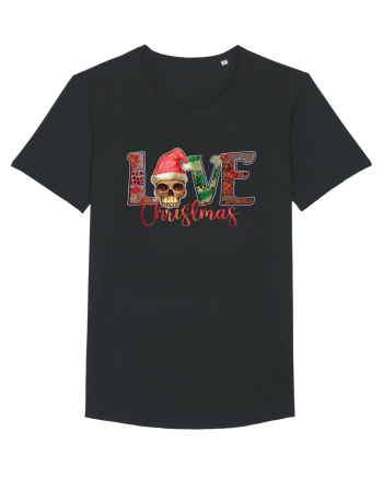 Love Christmas Skull Christmas Black