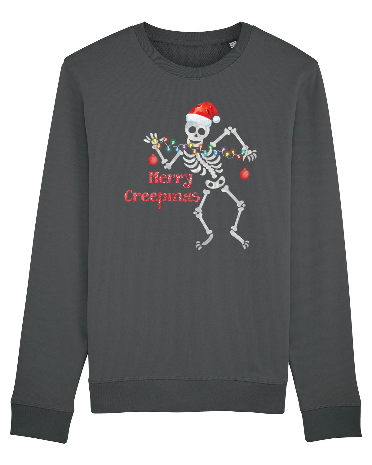 Bluză mânecă lungă Unisex Rise Anthracite