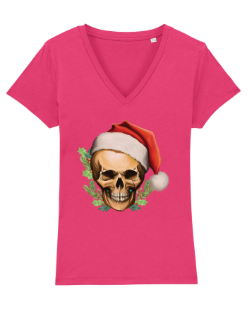 Santa Skull Christmas Raspberry