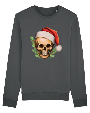 Santa Skull Christmas Anthracite