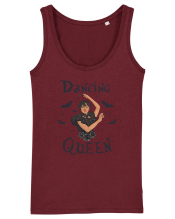 Dancing Queen Wednesday Addams Burgundy