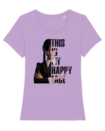 This Is My Happy Face Wednesday Addams Lavender Dawn