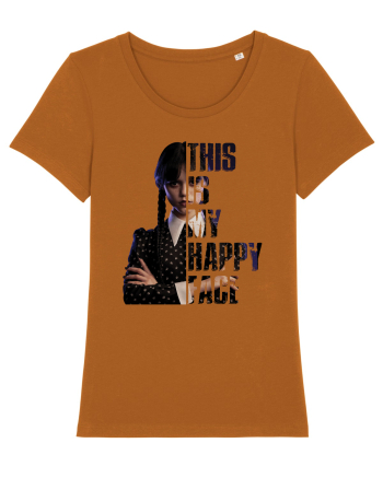 This Is My Happy Face Wednesday Addams Roasted Orange