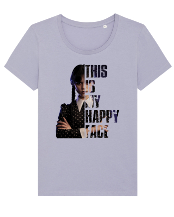 This Is My Happy Face Wednesday Addams Lavender