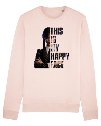 This Is My Happy Face Wednesday Addams Candy Pink