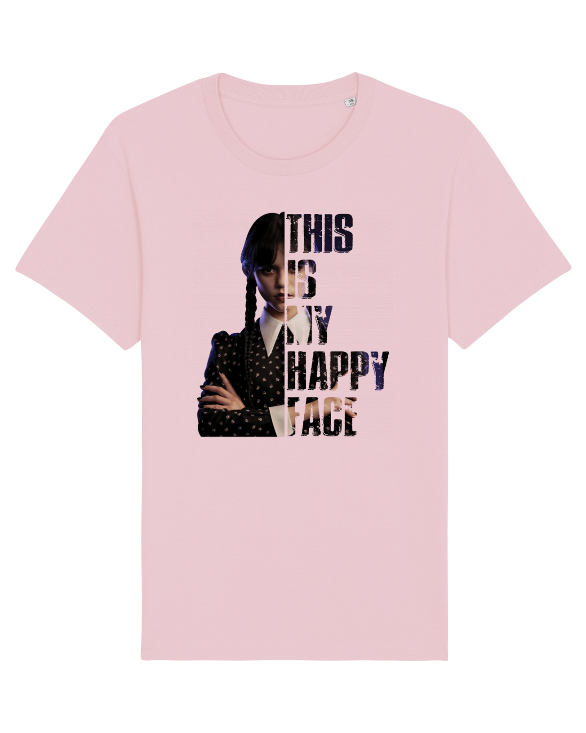 Tricou mânecă scurtă Unisex Rocker Cotton Pink