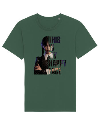 This Is My Happy Face Wednesday Addams Bottle Green