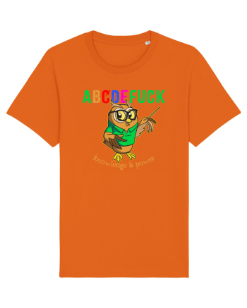 abcdeFUCK - cunoasterea inseamna putere Bright Orange