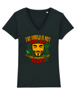 The World is not THAT BAD Tricou mânecă scurtă guler V Damă Evoker