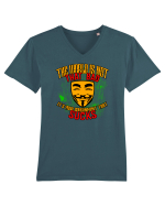 The World is not THAT BAD Tricou mânecă scurtă guler V Bărbat Presenter