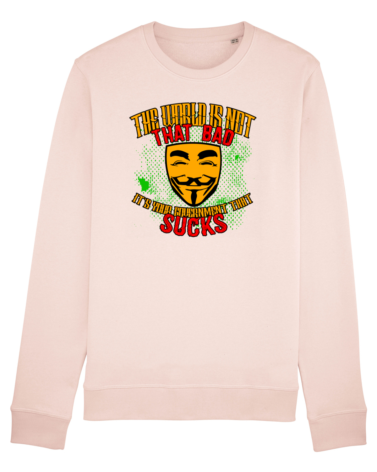 Bluză mânecă lungă Unisex Rise Candy Pink