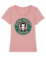 Dark Roast Coffe by Wednesday Tricou mânecă scurtă guler larg fitted Damă Expresser