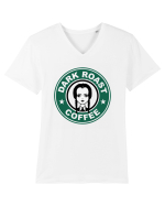 Dark Roast Coffe by Wednesday Tricou mânecă scurtă guler V Bărbat Presenter
