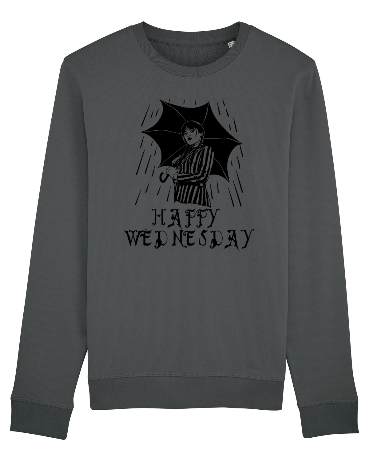 Bluză mânecă lungă Unisex Rise Anthracite