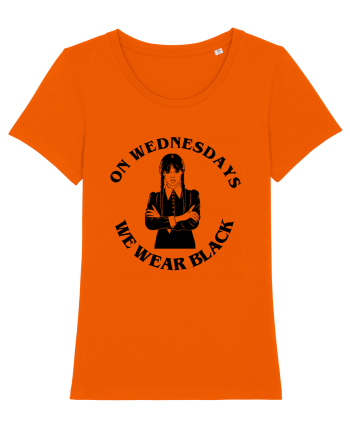 On Wednesdays We Wear Black Bright Orange