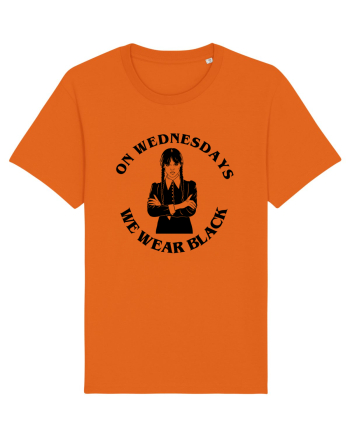 On Wednesdays We Wear Black Bright Orange