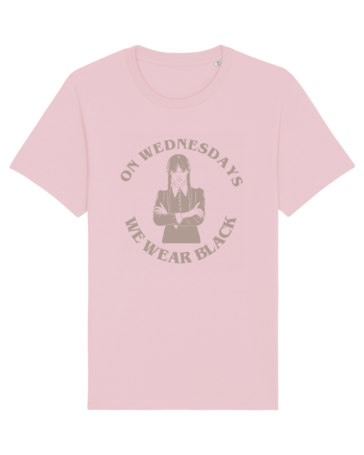 Tricou mânecă scurtă Unisex Rocker Cotton Pink