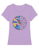 The Window of Friendship Enid & Wednesday Tricou mânecă scurtă guler larg fitted Damă Expresser
