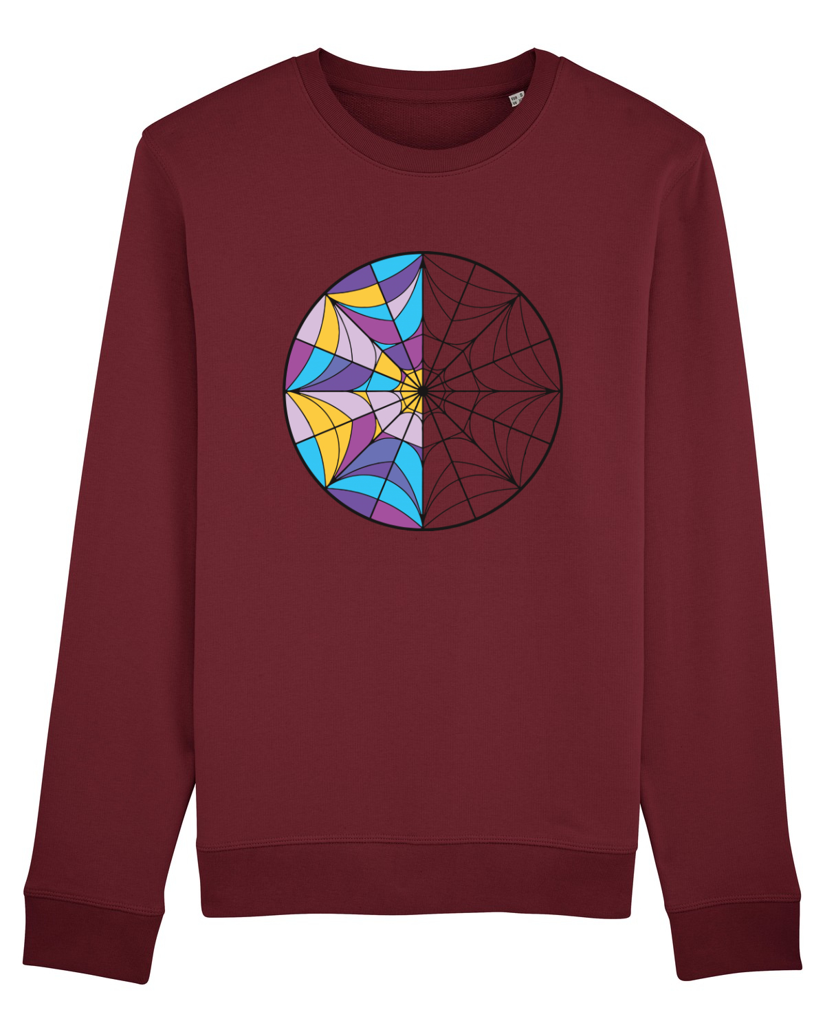 Bluză mânecă lungă Unisex Rise Burgundy