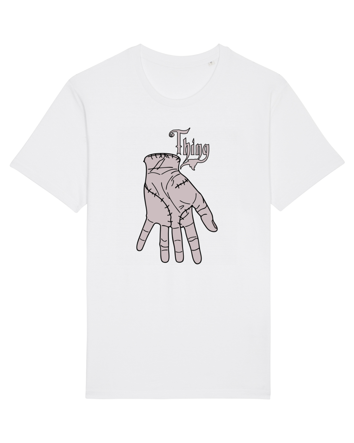 Tricou mânecă scurtă Unisex Rocker White