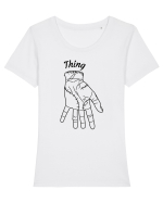 Thing Tricou mânecă scurtă guler larg fitted Damă Expresser