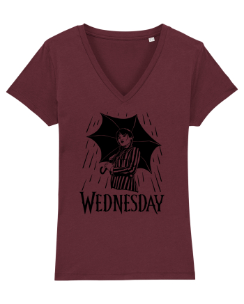 Wednesday Addams Burgundy