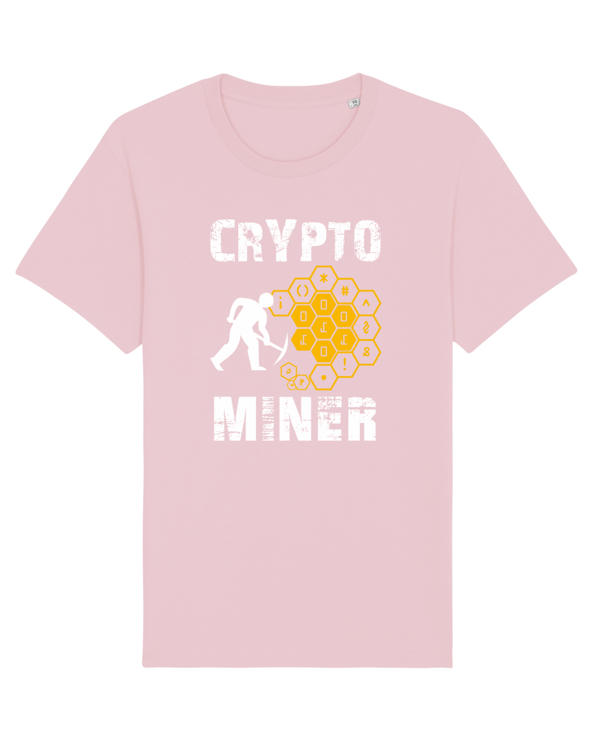 Tricou mânecă scurtă Unisex Rocker Cotton Pink