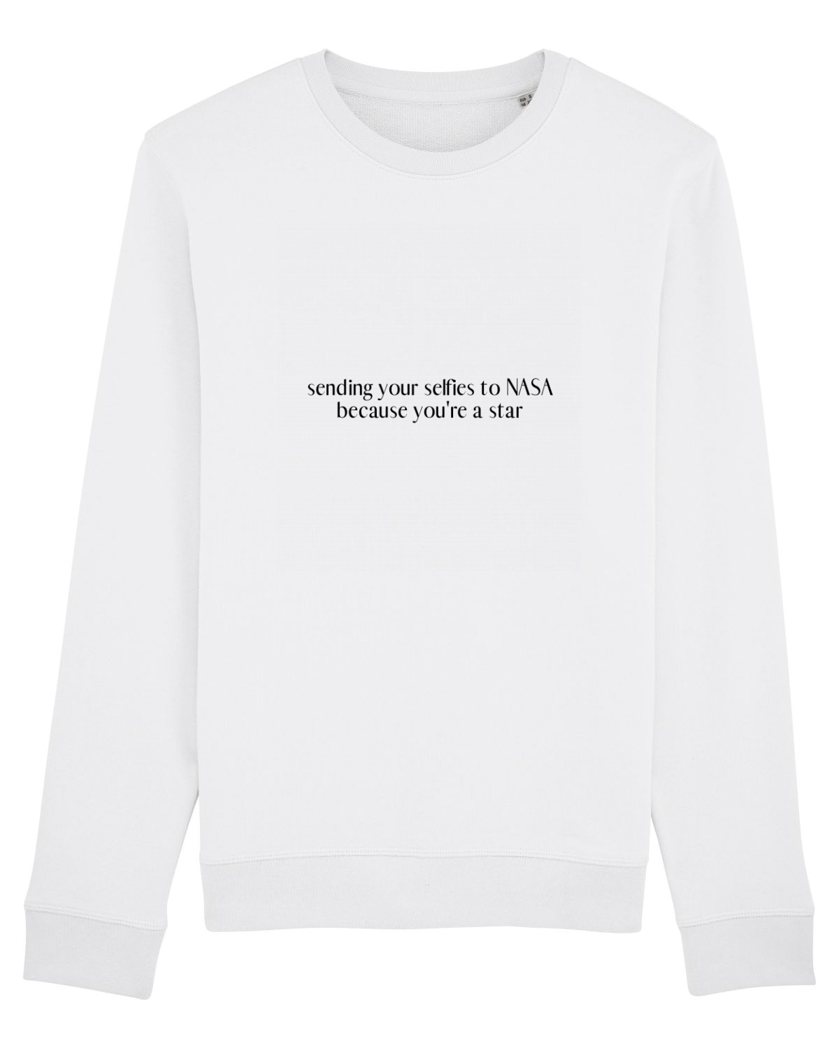 Bluză mânecă lungă Unisex Rise White