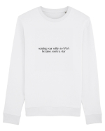 sending your selfies to NASA... Bluză mânecă lungă Unisex Rise