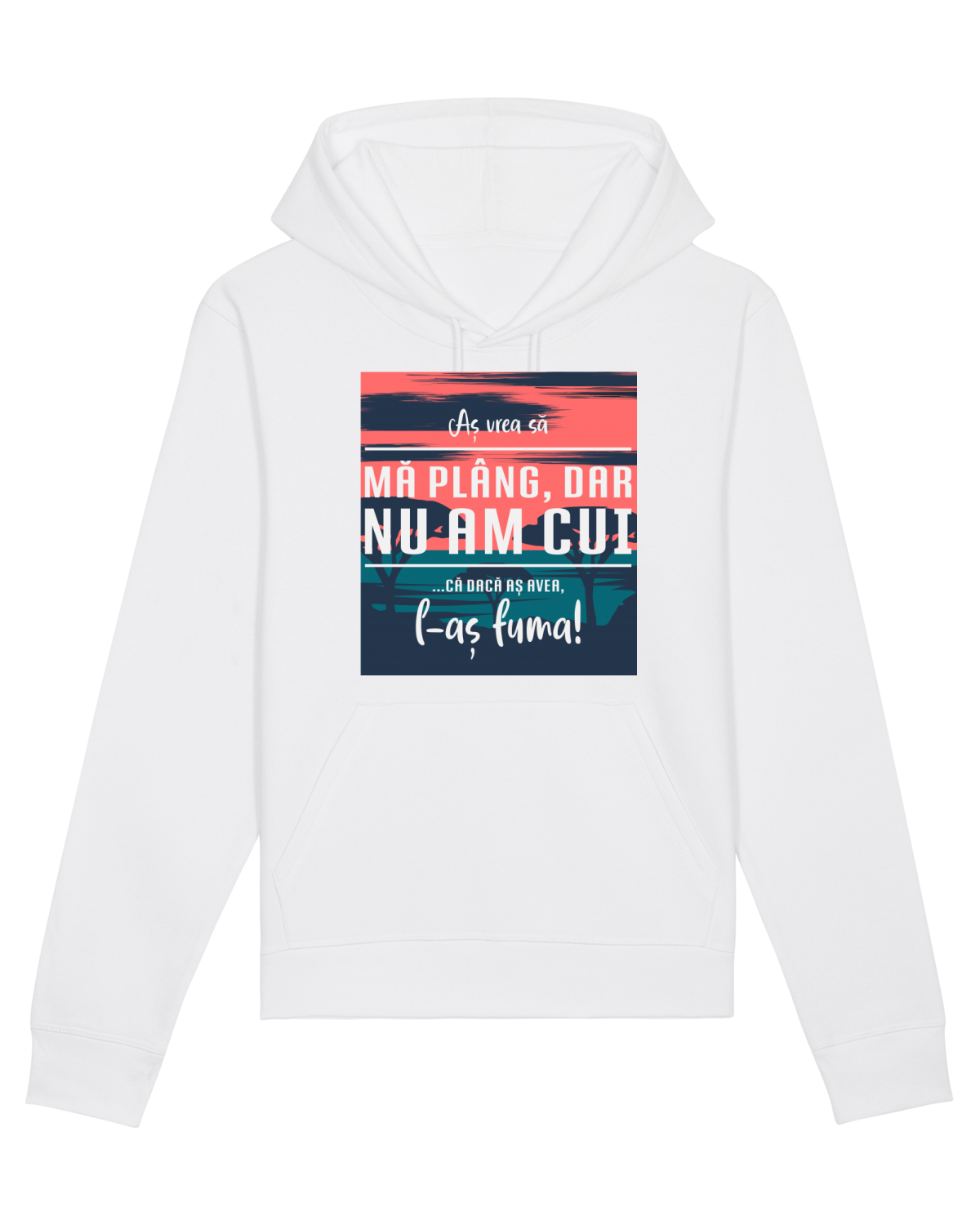 Hanorac Unisex Drummer White