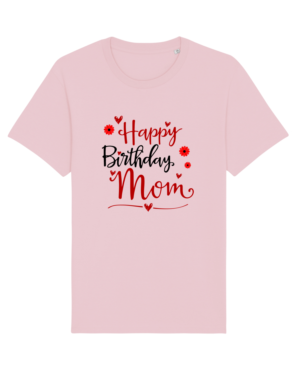 Tricou mânecă scurtă Unisex Rocker Cotton Pink