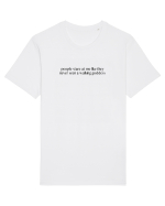 people stare at me like they never seen a walking goddess Tricou mânecă scurtă Unisex Rocker