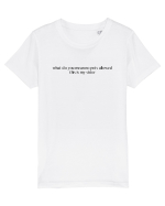 what do you mean no pets allowed this is my sister Tricou mânecă scurtă  Copii Mini Creator