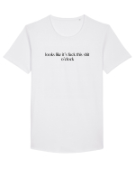 looks like it s fuck this shit o clock Tricou mânecă scurtă guler larg Bărbat Skater