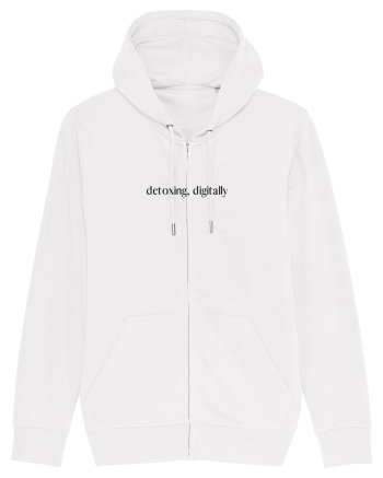 detoxing digitally White