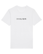 detoxing digitally Tricou mânecă scurtă Unisex Rocker