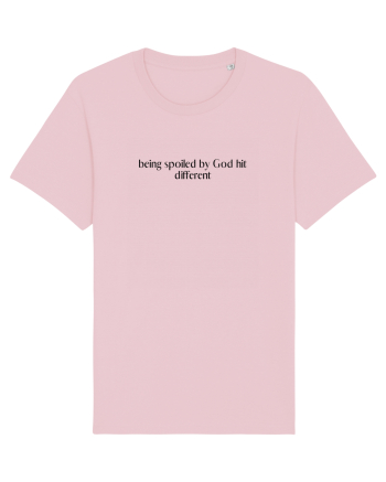 being spoiled by god hit different Cotton Pink