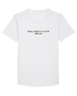 being spoiled by god hit different Tricou mânecă scurtă guler larg Bărbat Skater