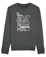 Gândește pozitiv Bluză mânecă lungă Unisex Rise