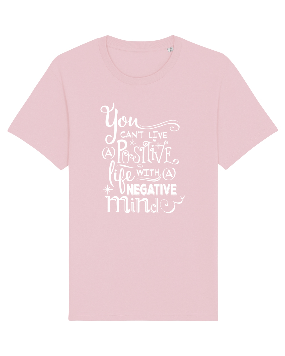 Tricou mânecă scurtă Unisex Rocker Cotton Pink