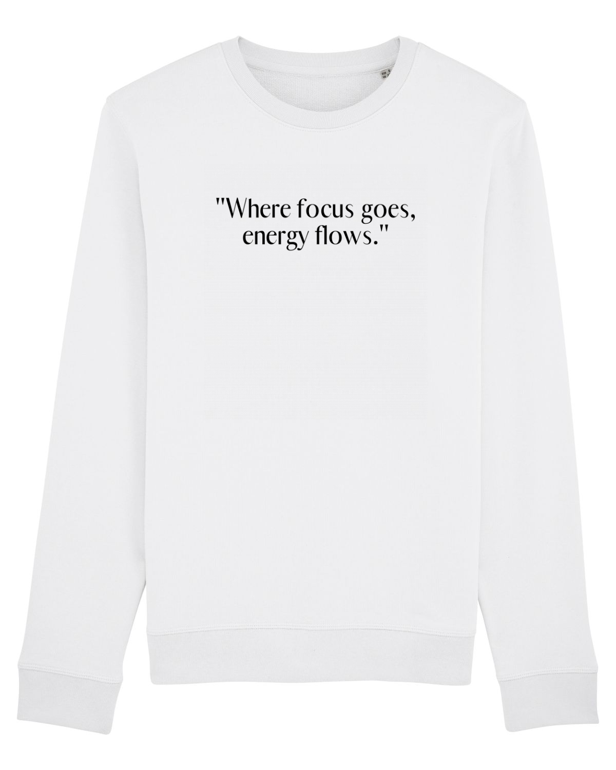 Bluză mânecă lungă Unisex Rise White