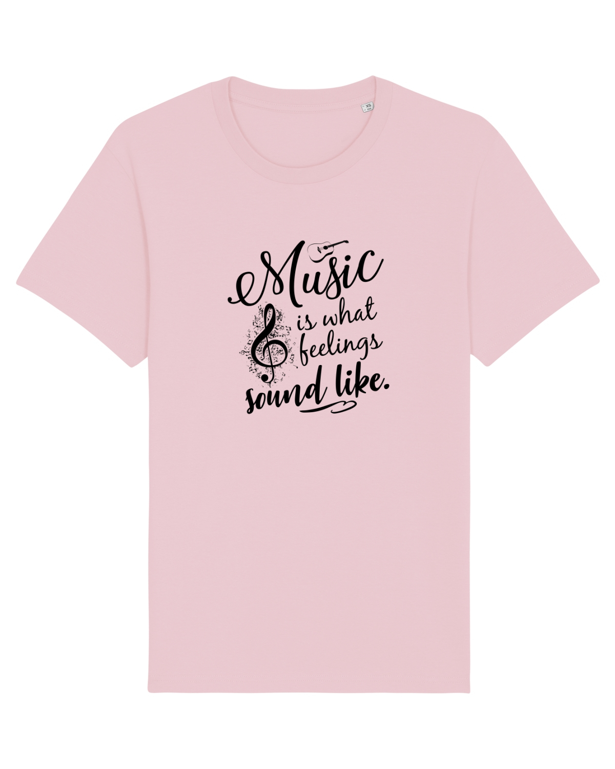 Tricou mânecă scurtă Unisex Rocker Cotton Pink