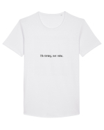 his timing not mine Tricou mânecă scurtă guler larg Bărbat Skater