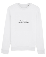 want cuddles receives struggles Bluză mânecă lungă Unisex Rise