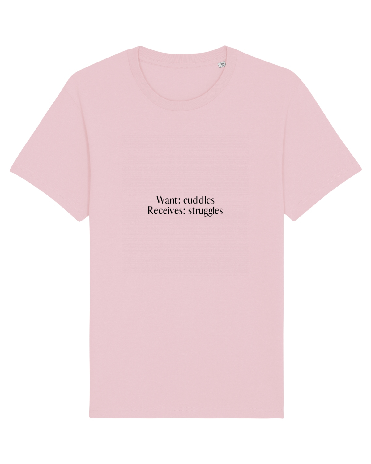 Tricou mânecă scurtă Unisex Rocker Cotton Pink