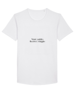 want cuddles receives struggles Tricou mânecă scurtă guler larg Bărbat Skater