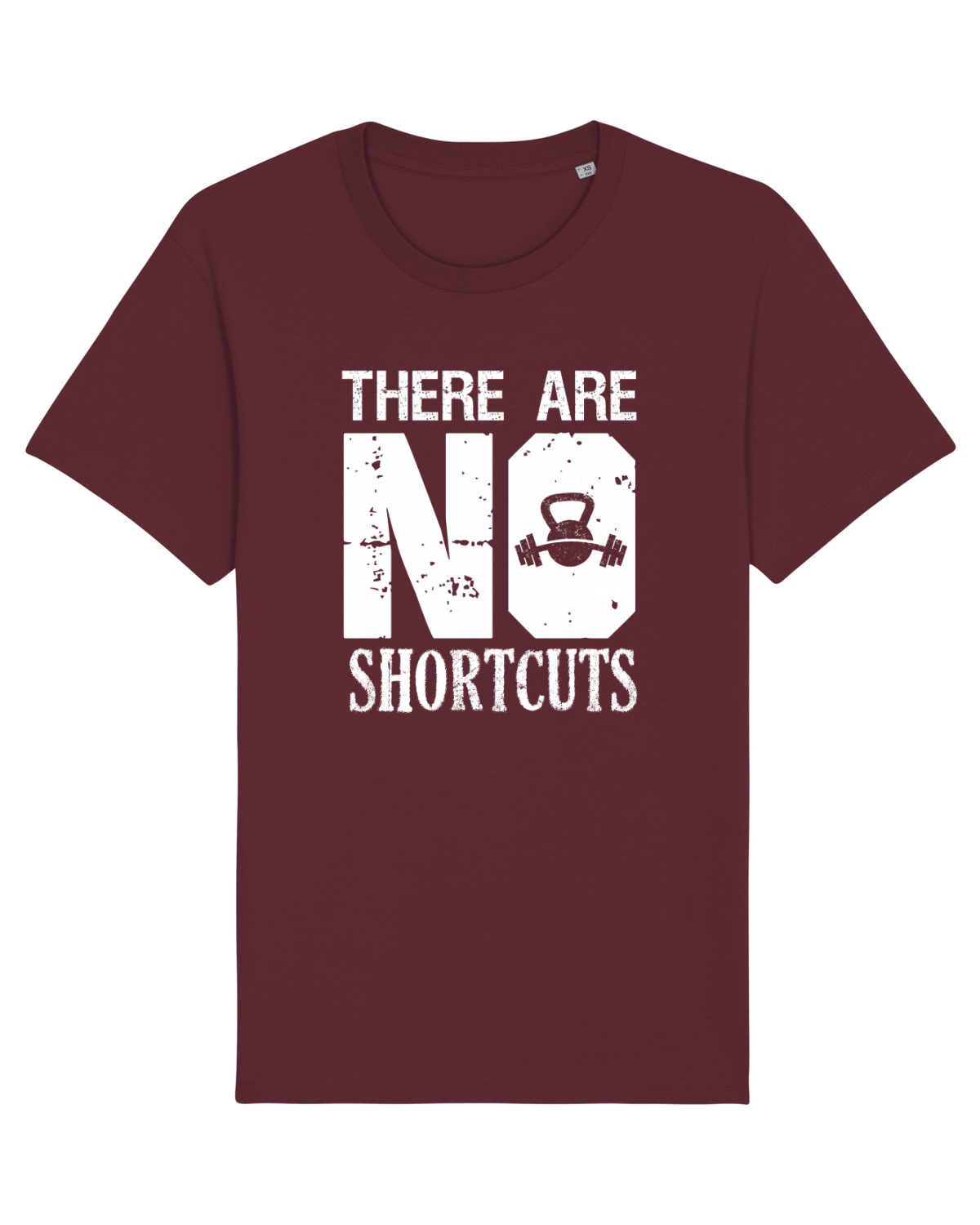 Tricou mânecă scurtă Unisex Rocker Burgundy