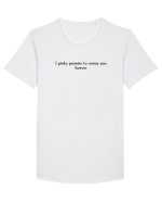 i pinky promise to annoy you forever Tricou mânecă scurtă guler larg Bărbat Skater