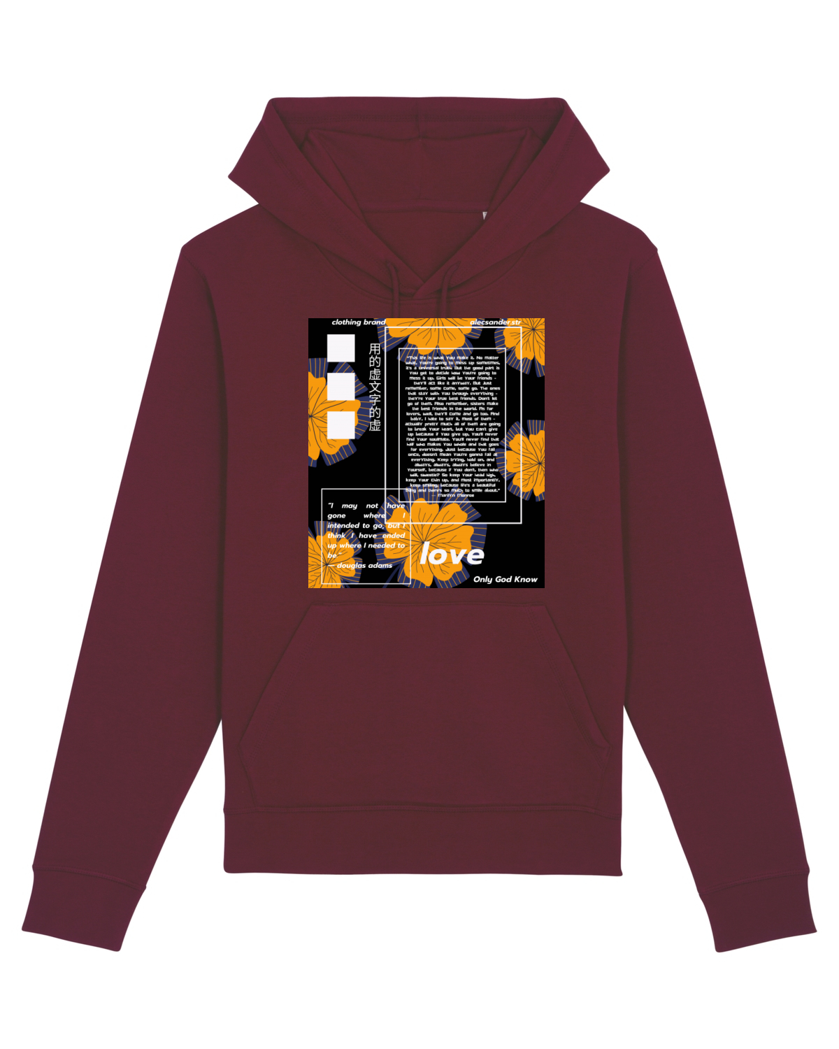 Hanorac Unisex Drummer Burgundy