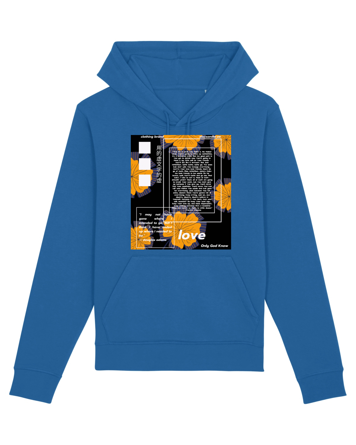 Hanorac Unisex Drummer Royal Blue